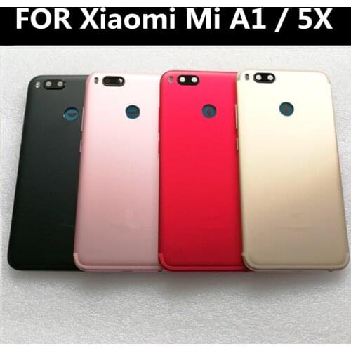 FOR XIAOMI MI A1 5X Battery Back Cover Rear Door Housing + Side Key for Xiaomi MI5X Housing Replacement Repair