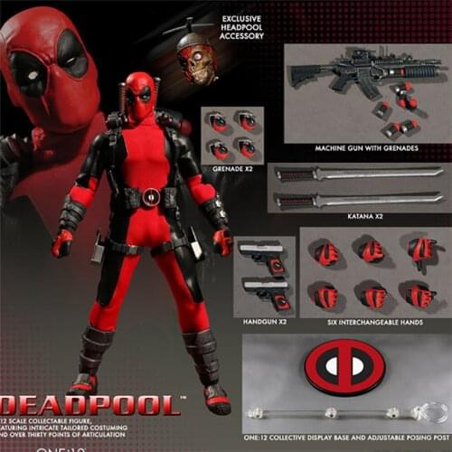 Mezco Figure Deadpool X-Men Super Hero Mezco One:12 Action Figures Toy Doll Gift
