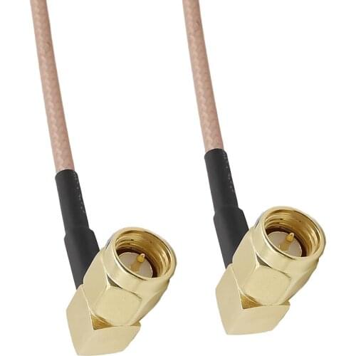 3/6/9/12/16 Meters Pigtail cable SMA male right angle Low Loss RF Coaxial Adapter sma plug/plug RG316 RF Extension cable