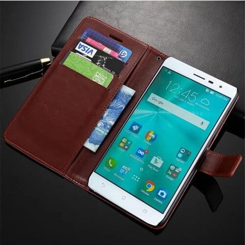 Leather Case For Asus Zenfone 3 ZE552KL Case Flip 5.5" Wallet Stand Cover For Asus Zenfone 3 ZE552KL Asus ZE552KL Case Cover Bag