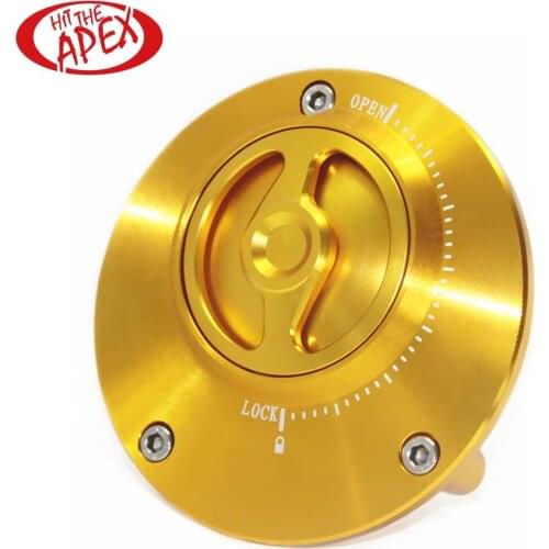 Motorcycle Fuel Tank Cap for Yamaha FZ6/FZ6 ZAZER All Year Aluminum Keyless Twist off Gas Cover Waterproof Dustproof