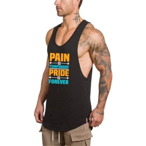 Brand Gyms Tank Top Men Clothing Brand Singlet Canotte Bodybuilding Stringer Fitness Shirt Muscle Guys Sleeveless Vest