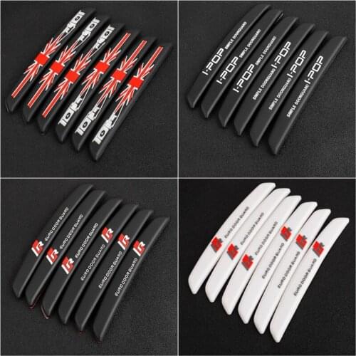 Car door cover bumper trim strip scratch protector anti-collision bar anti-scratch body kit Decorative strip anti-collision glue