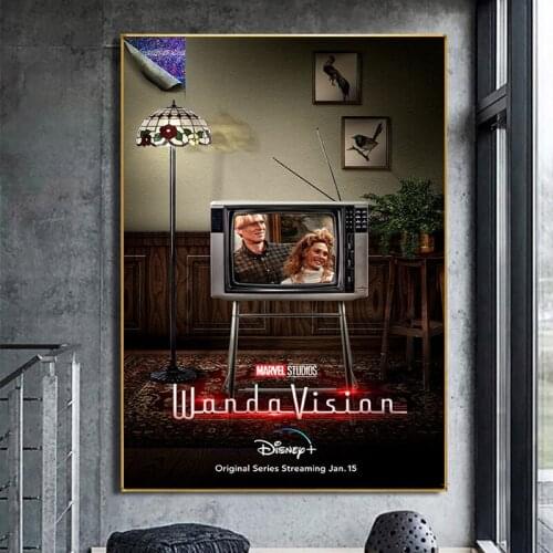 Disney Popular American TV Series Oil on Canvas Painting Wall Art Posters and Prints Wall Art Picture for Living Room Home Decor