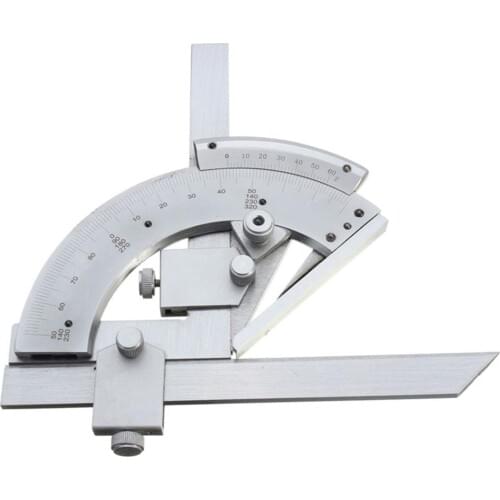 Bevel Protractor Angle Ruler with Stainless Steel Vernier 320 Degrees Mater Tools