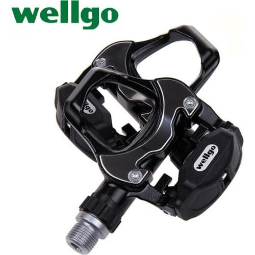 Wellgo Ultralight Pedals Bike 2DU Self-locking Pedal Bicycle Road Aluminum Alloy Pedal R301