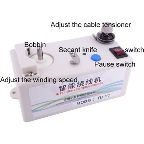 Smart Electric Sewing Machine Automatic Winding Machine Embroidery Machine Bobbin Fast Winding Sewing Machine Table