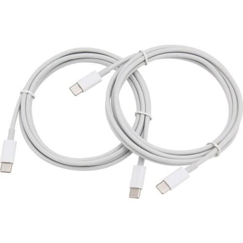 2/3m USB Type C to USB-C Cable For Samsung S10 S9 Fast Charging Type-C Charger Data Cord for Huawei P20 Redmi Note 8 Pro 300pcs