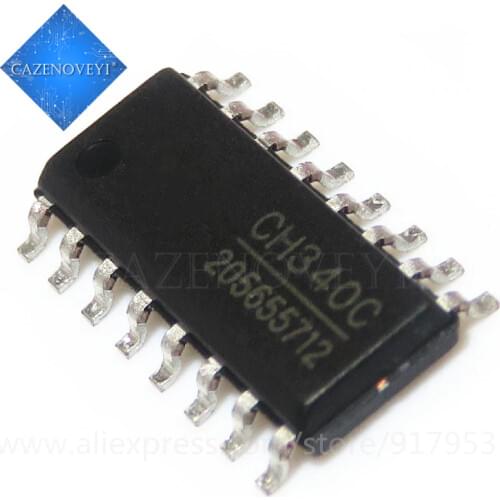 10pcs/lot CH340C CH340 SOP-16 IC best quality In Stock