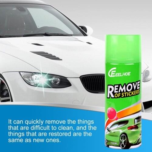 100ML car glue spray glue remover residue remover car sticker window remover cleaning glue strong film genera spray glue re D5N6