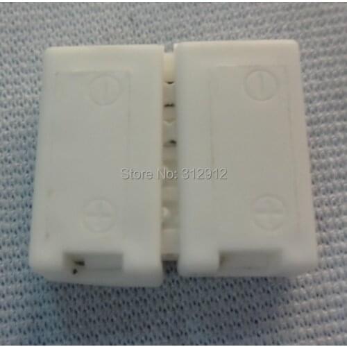 12mm 4pin for WS2801/INK1003 LED strip connector, NO need soldering connector for strip jointing