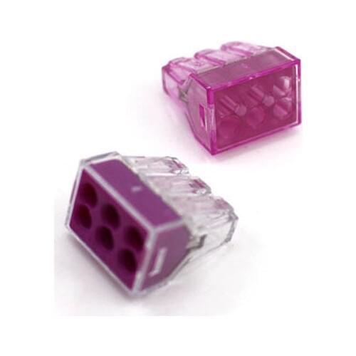 20PCS/Box Connector 733-106 Insert Wire Quick Connect Terminal Block Lighting Accessories China Electrical Equipment