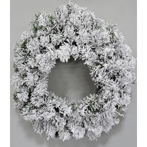 30cm 45cm 60cm Christmas window decoration wreath snow Christmas wreath pendant