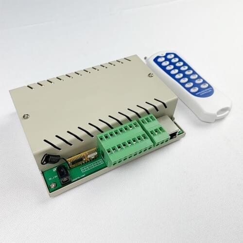 8 Channel Smart Light Led Dimmer Switch Module 0-10V Output Wireless RS485 Remote Control APP/PC Adjustable Brightness TCP IP