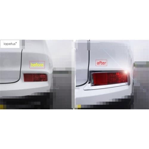 ABS ! Accessories For Honda CRV CR-V 2015 2016 Chrome Rear Bumper Fog Lamp Light Frame Decoration Molding Cover Kit Trim 2 Piece