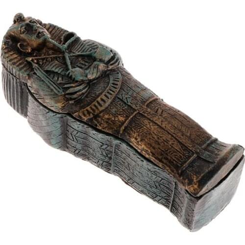 Drop Ship Aquarium Mummy Egypt Fish Tank Landscape Decoration For Reptile Case Hide Play Ornaments Resin Skull May30