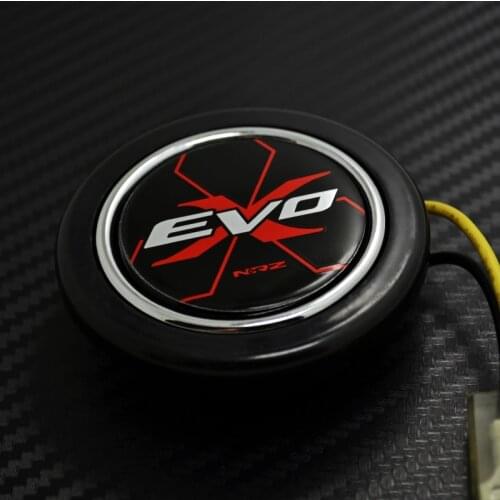 Aluminum Emblem Steering Wheel Horns Button for Mitsubishi