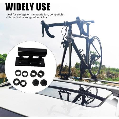 Quick Release Bicycle Block Front Fork Fixed Clip Bike Fork Mount Alloy Luggage Holder Rack For Truck Trailer Cycling Accessory