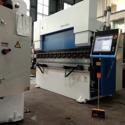 CNC 8+1 Axis Automatic Press Brake, 63T2500MM DA66T Control System Bending Machine for Stainless Steel Metal Plate Processing