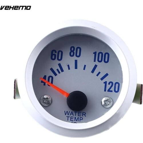 Vehemo OEM 2" 52mm Water Temp Gauge Temperature Sensor Gauge Meter For Car Boat Motorcycle Motor