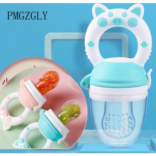 Baby Pacifier 3-12 Months Supplementary Food Bag Teether Newborn Baby Fresh Food Feeder Trainning to Eat Fruit Grinding Stick