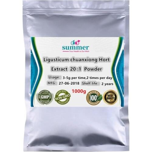 1000g Ligusticum chuanxiong Hort extract 20: 1,Rhizoma Chuanxiong,Ligustrazine powder for dispelling wind and relieving pain