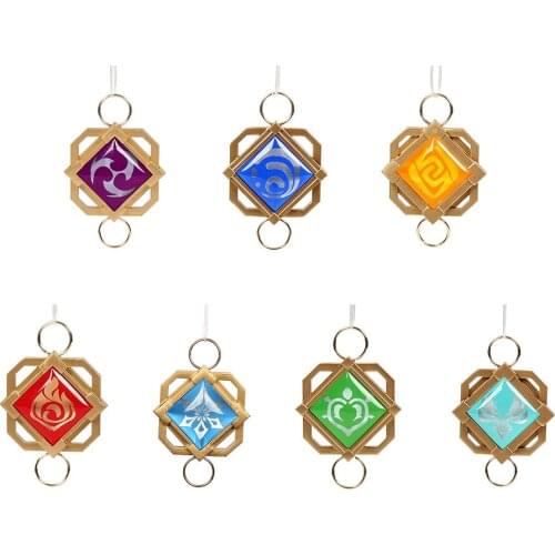 Genshin Impact Liyue Trinket Vision Eye of God Pendants C00139