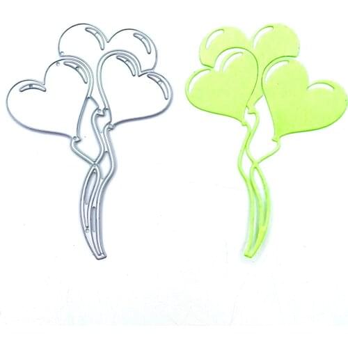 Julyarts Love The Balloon Valentines Day Scrapbooking Cutting Dies Card Making Dies Papercraft Projects Scrapbook Paper Album