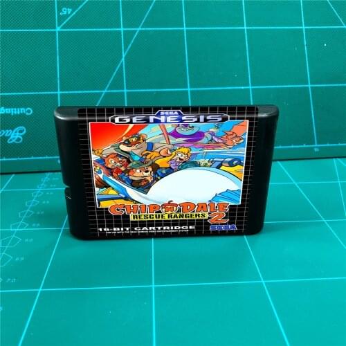 Chip 'n Dale 2 - Rescue Rangers 2 - 16 bit MD Games Cartridge For MegaDrive Genesis console