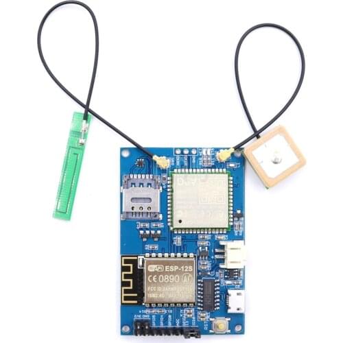 LTRIG custom 1Pcs ESP8266 ESP-12S A9G Quadband GSM GPS IOT Wifi + Cellphone + GPS 850/900/1800 / 1900MHz Development Board