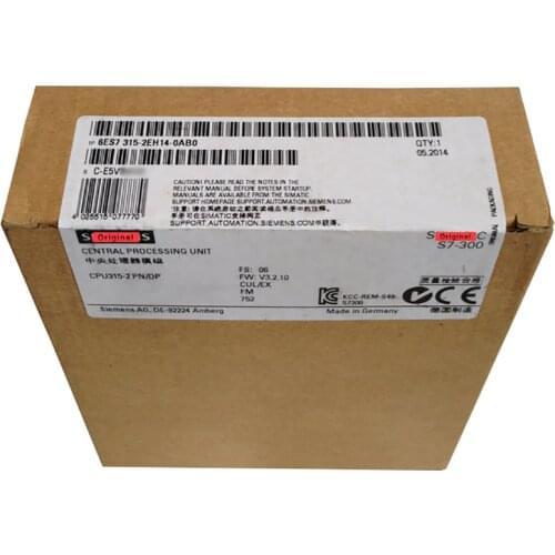 Original Factory Agent, New Original 6ES7 315-2EH14-0AB0 6ES7315-2EH14-0AB0