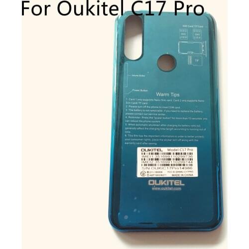 OUKITEL C17 Pro Used Protective Battery Case Cover Back Shell For OUKITEL C17 Pro MTK6763 Octa Core 6.35" 1560x720 Smartphone