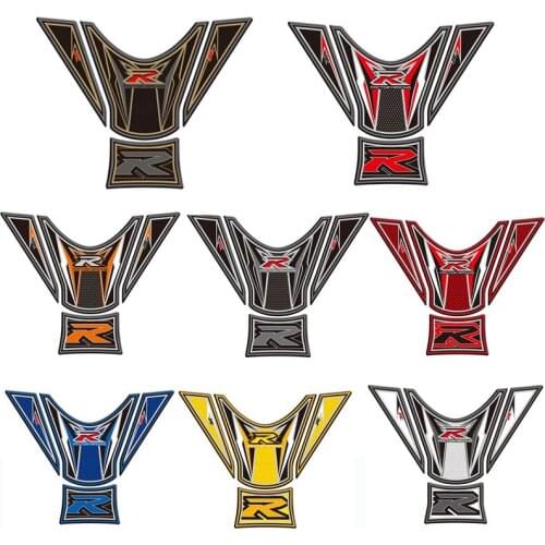 Motorcycle Fishbone Protector Sticker 3D Rubber sticker Motorcycle Tank sticker For Suzuki GSXR 1000 2009 - 2015 10 11 12 13 14