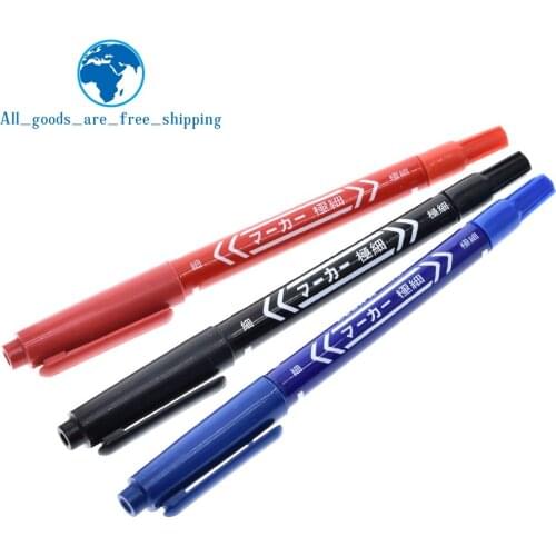 TZT Smart Electronics CCL Anti-etching PCB circuit board Ink Marker Double Pen For DIY PCB