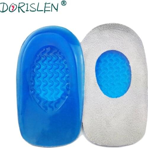 DORISLEN Foot Heel Support Inserts Gel Pads Spur Protector Cushions 1pair