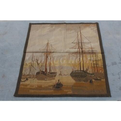 Free Shipping 100% Woolen Aubusson Tapestry Home decoration carpet hand Woven tapestry