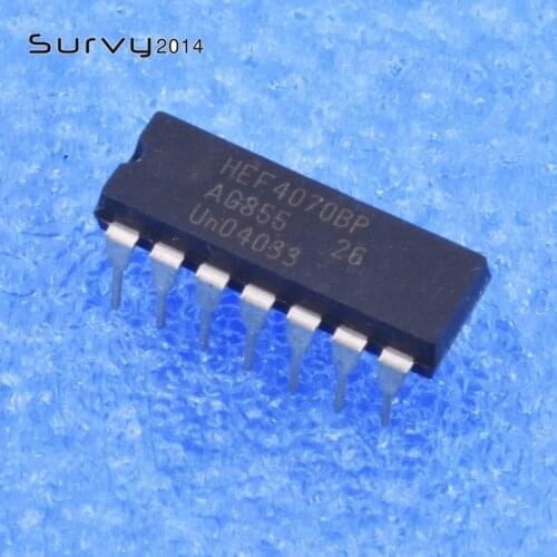 5PCS/10PCS HEF4070BP DIP 14PIN HEF4070 Quadruple exclusive-OR gate diy electronics