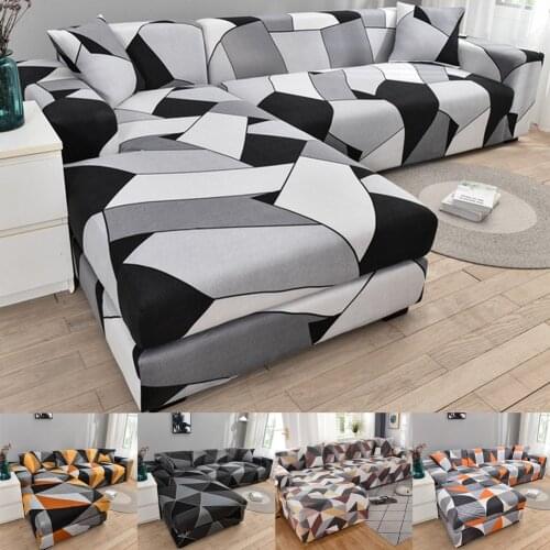 Corner Sofa Covers for Living Room for Pets Sofa Cover Elasticslipcovers Stretch Polyester Loveseat Couch Cover Geometric