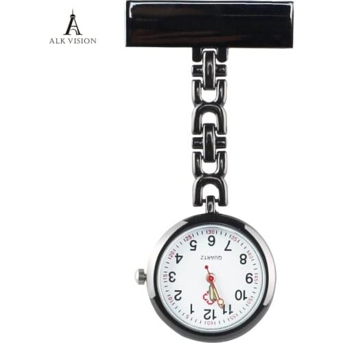 Classic metal lapel Nurse watches fob Pocket Watch gift for nursing medical Brooch Doctor Pin Broche clock Verpleegkundige