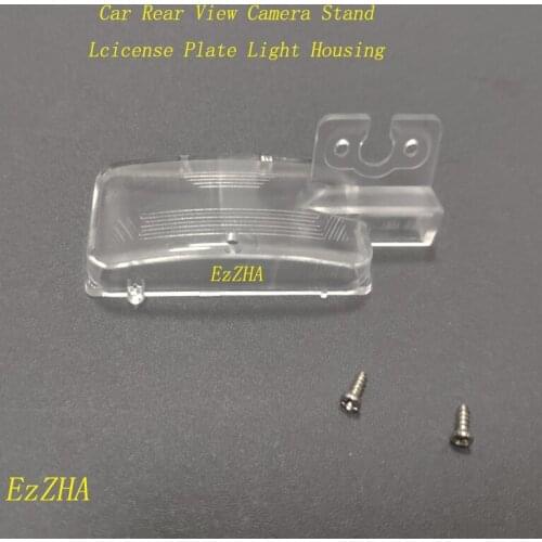 EzZHA Car Rear View Camera Bracket License Plate Light Housing Mount For Toyota Agya Wigo Daihatsu Ayla Facelift 2017-2020