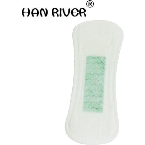 Free freight womens menstrual pads for 72 pieces, high quality 100% cotton brand negative ionic pads, and monthly negative ion