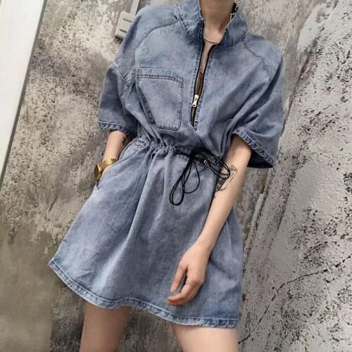 Fashion elegant bow Gray female mini dress summer party birthday festival cute sexy french romantic dress women 2021