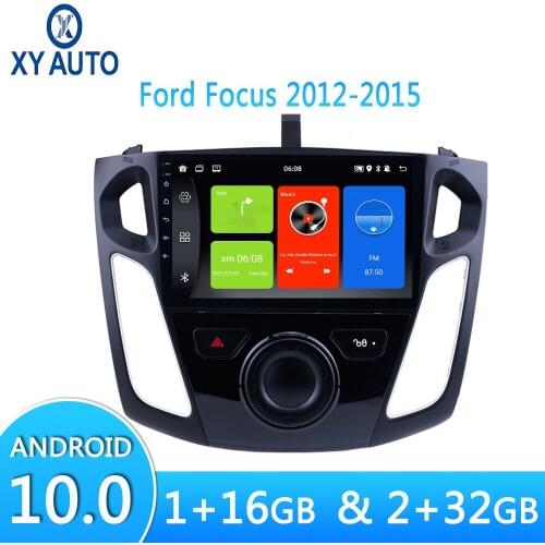 9 Inch Android 10 Multimedia Player For Ford Focus 2012-2015 Car Radio Stereo GPS Navigation HD Touch 2.5D Screen Wifi Bluetooth