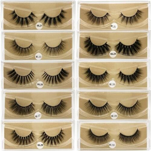 Mink Eyelashes Wholesale CrueltyFree Eyelash Natural Wispy Fluffy Dramatic Fake Eyelashes Volume Fake Lashes Extension Handmade