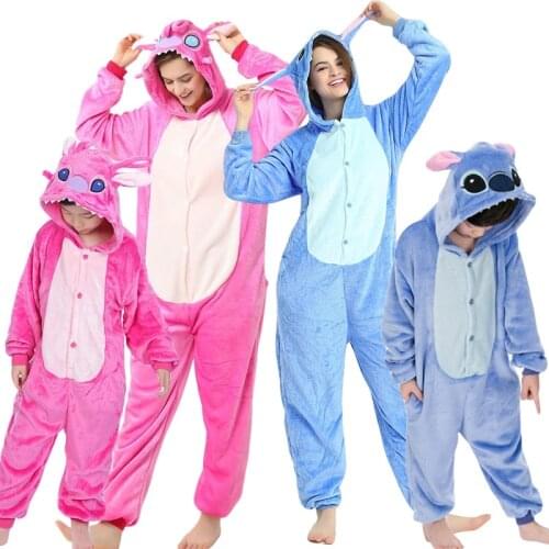 Animal Unicorn Onesie Adult Teenagers Women Pajamas Funny Flannel Warm Soft Overall Onepiece Night Wear Home Girls Boys Jumpsuit