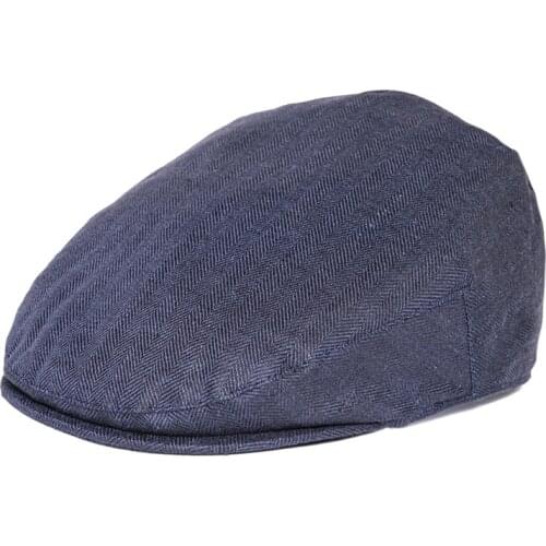 BOTVELA Linen Flat Cap Men Women Herringbone Newsboy Caps Driving Bunnet Ivy Hat Bakerboy Hats Summer Boina 006