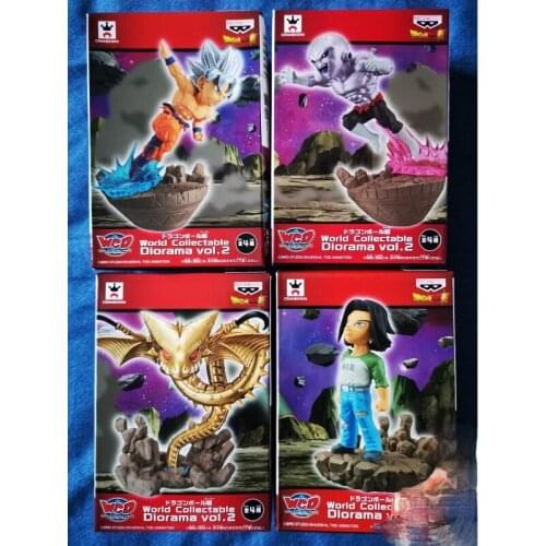 Bandai Genuine Wcf Dragon Ball Super Wcd Series Wukong Second Bomb Model Decoration Toy Gift Box Shenlong No. 17 Spot