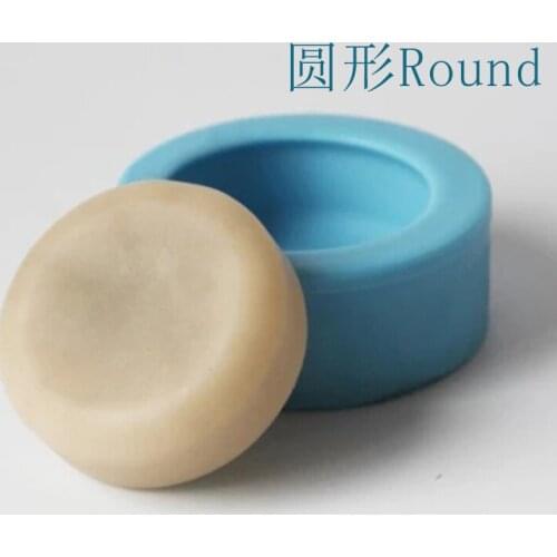 Silicone Mould Round shape Childrens soap mold DIY Craft Handmade Silicone Soap Mould Mini soap making silica gel moulds