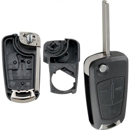 3 Buttons Flip Remote Folding Car Key Auto Cover Fob Case Shell replacement Fit for Vauxhall / Opel / Corsa / Astra / Vectra