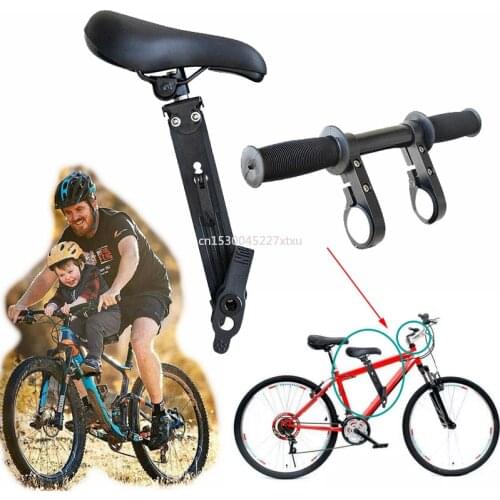 Comfortable Mountain Bike Seat Front Mounted Child MTB Soft Baby Seat Bicycle Frame Quick Release Kids Saddle Parts Dropship